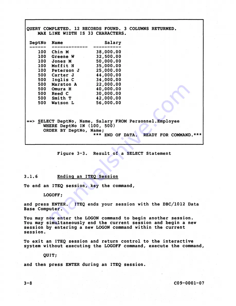 Teradata C09-0001-07 Скачать руководство пользователя страница 37