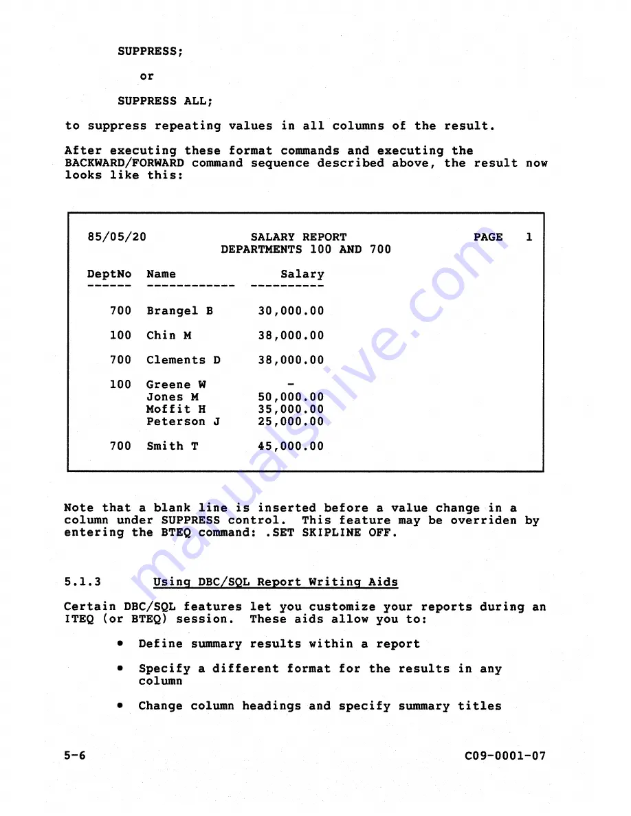 Teradata C09-0001-07 Скачать руководство пользователя страница 73