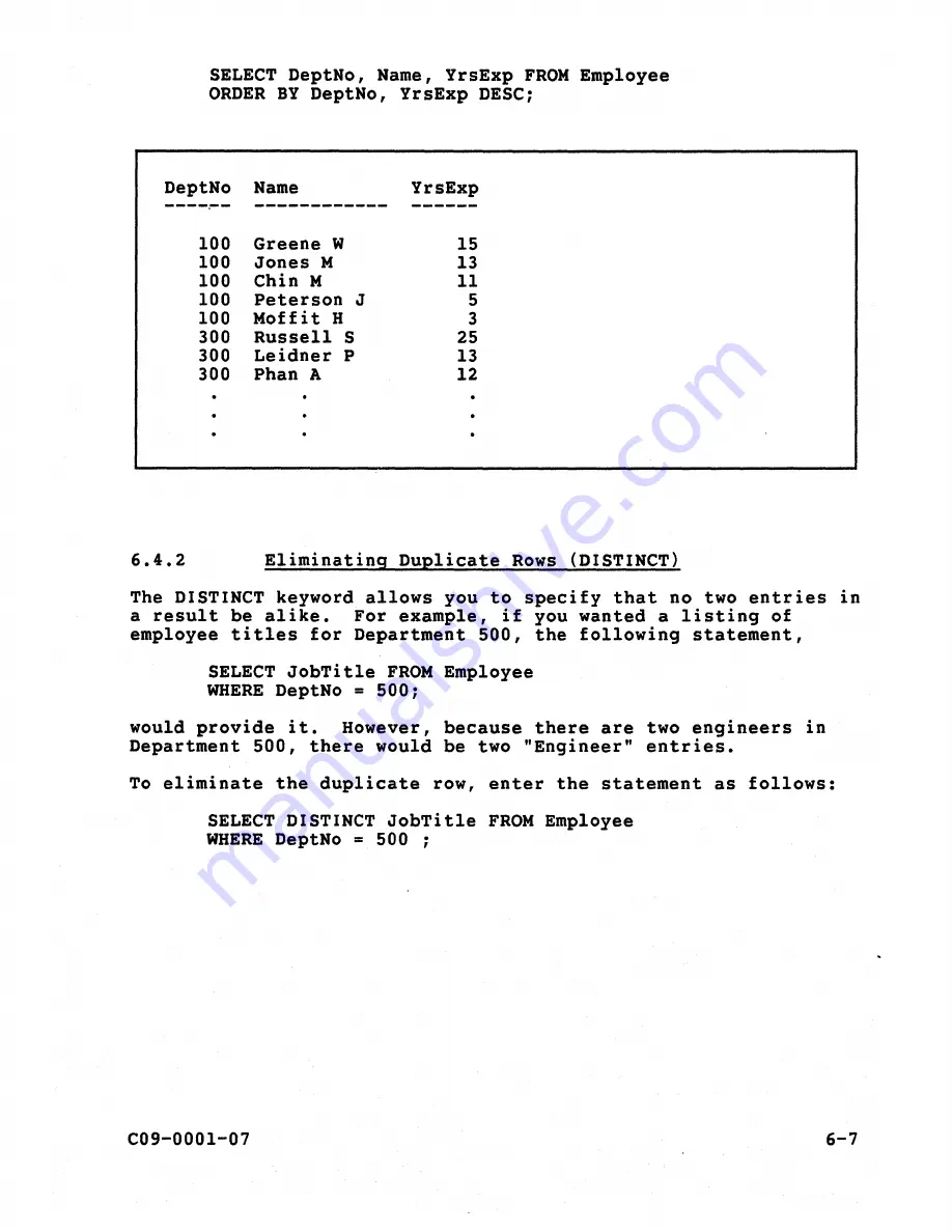 Teradata C09-0001-07 Скачать руководство пользователя страница 94