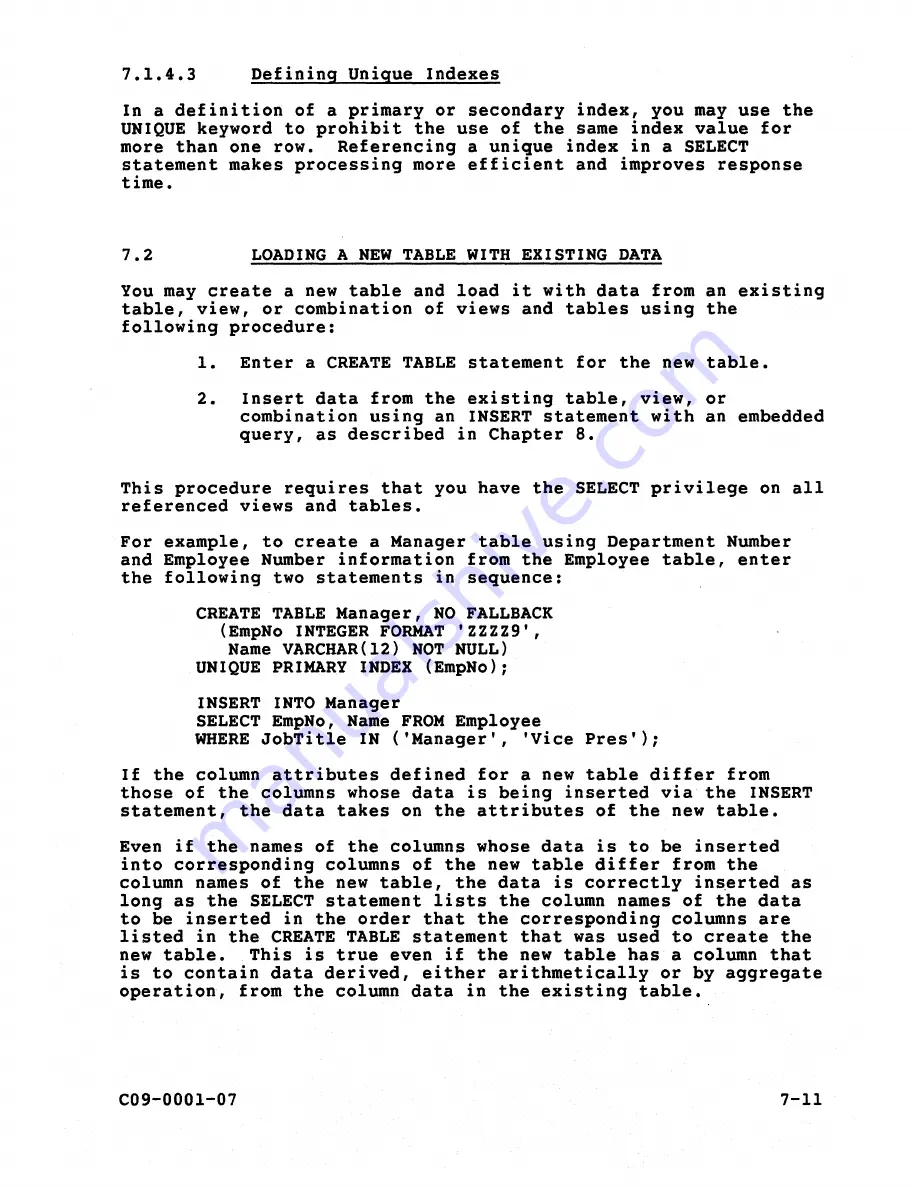 Teradata C09-0001-07 User Manual Download Page 136