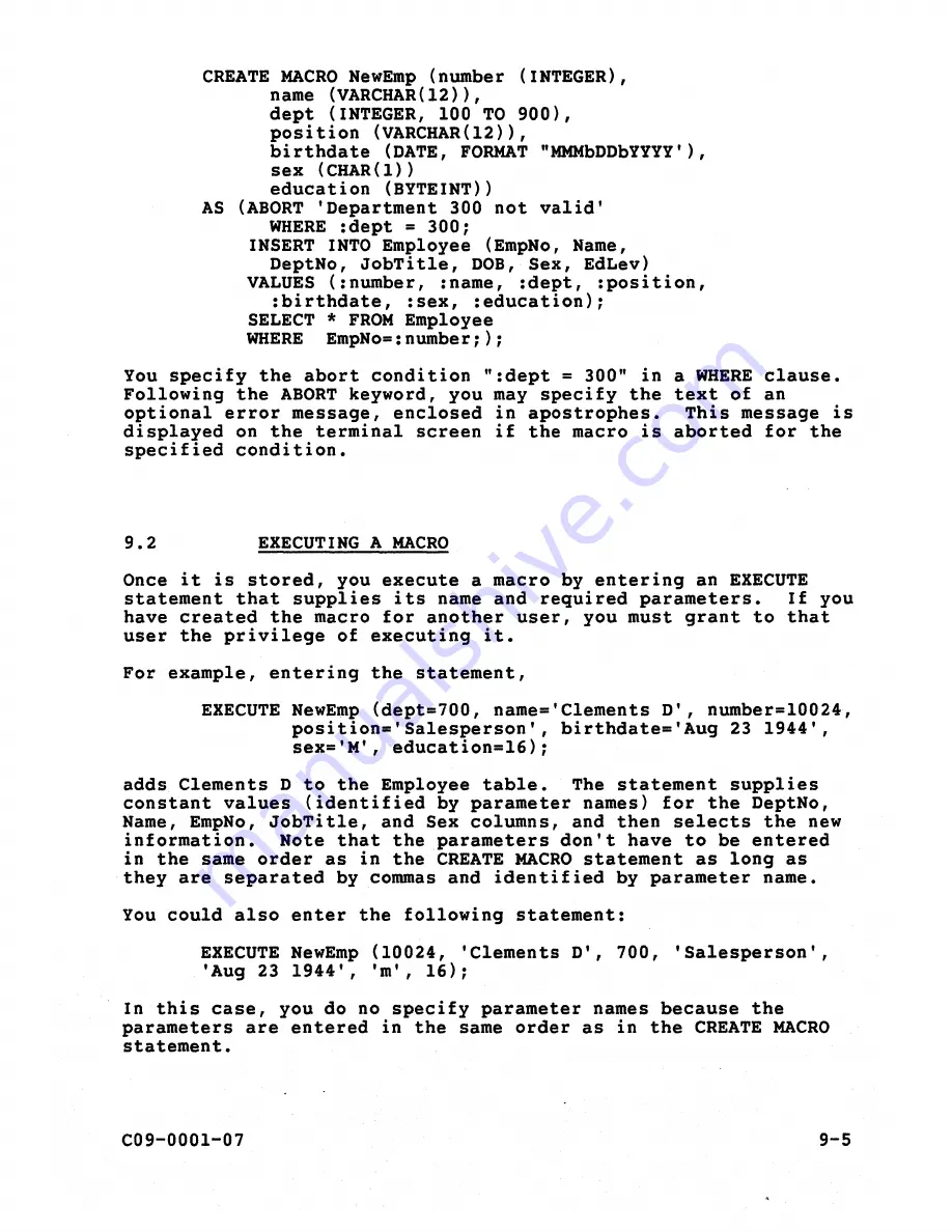 Teradata C09-0001-07 User Manual Download Page 158