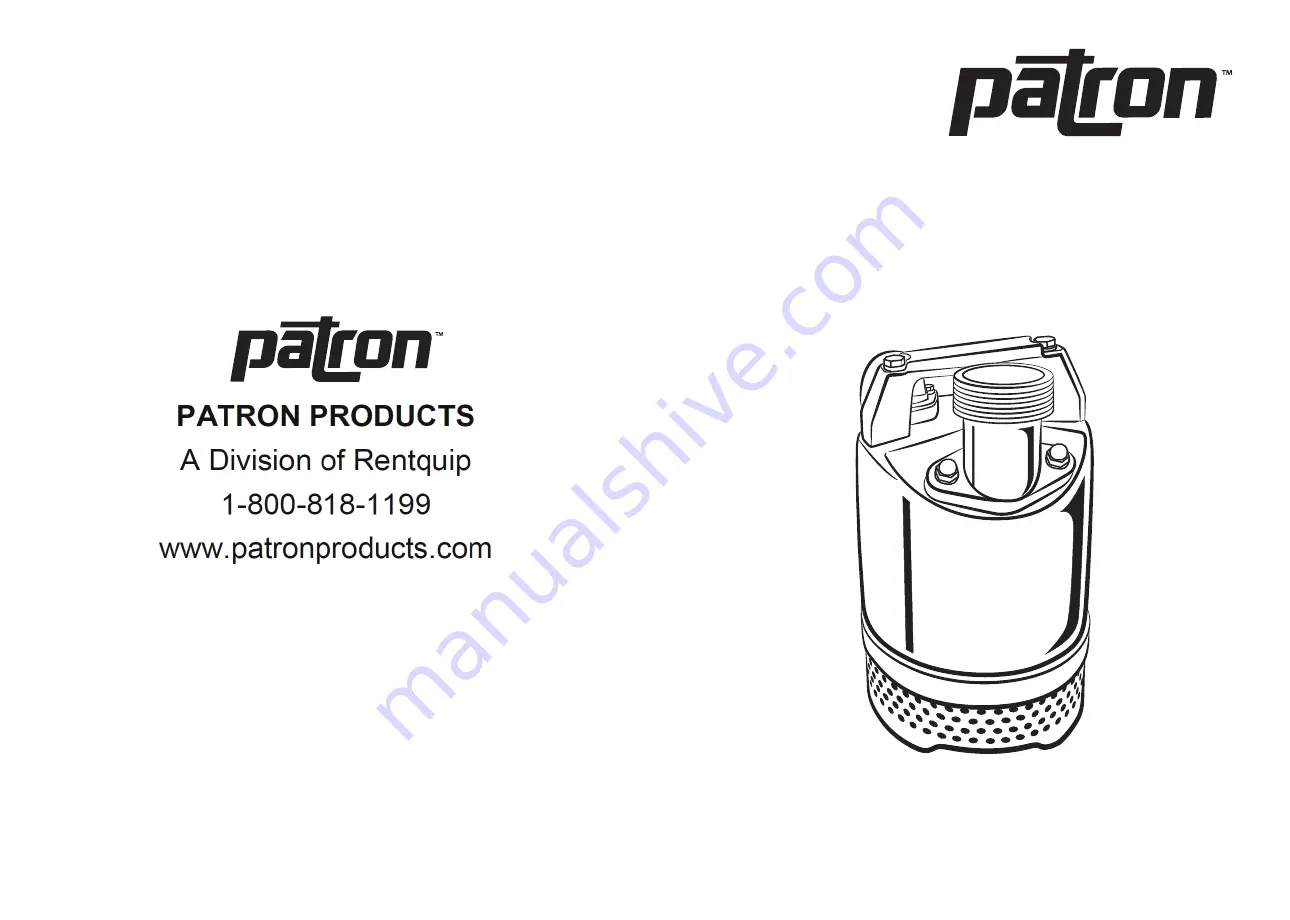 Teral Patron SP-20 Operation Manual Download Page 1