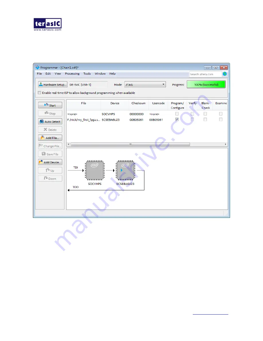 Terasic de10-nano Getting Started Manual Download Page 18