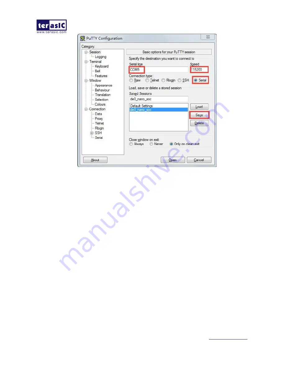 Terasic de10-nano Getting Started Manual Download Page 22