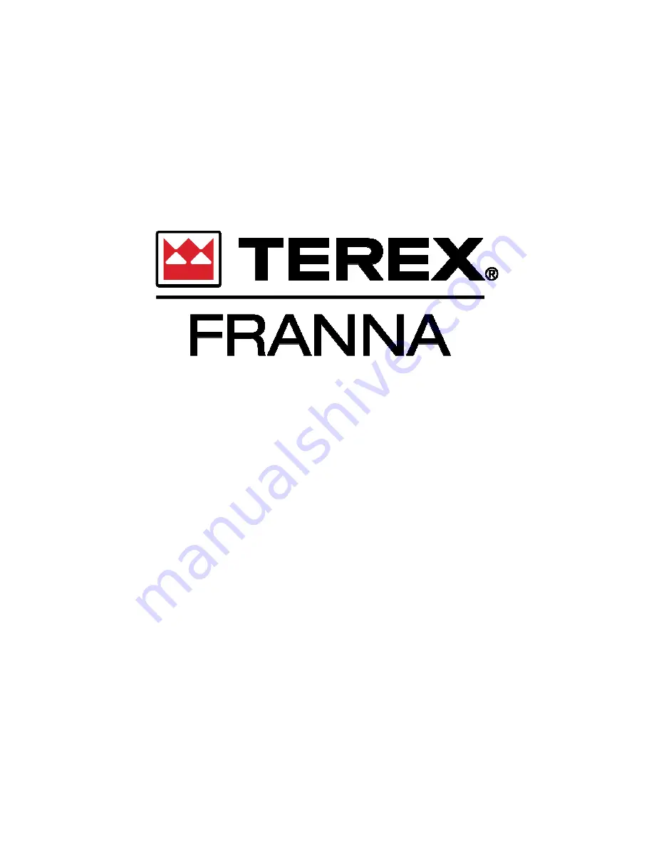 Terex Franna AT-15 Скачать руководство пользователя страница 1