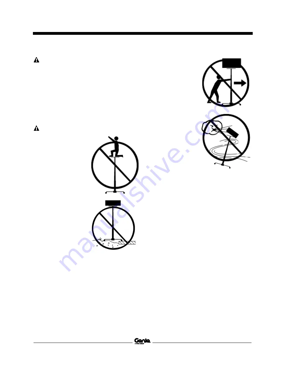 Terex Genie Super Hoist Operator'S Manual Download Page 10