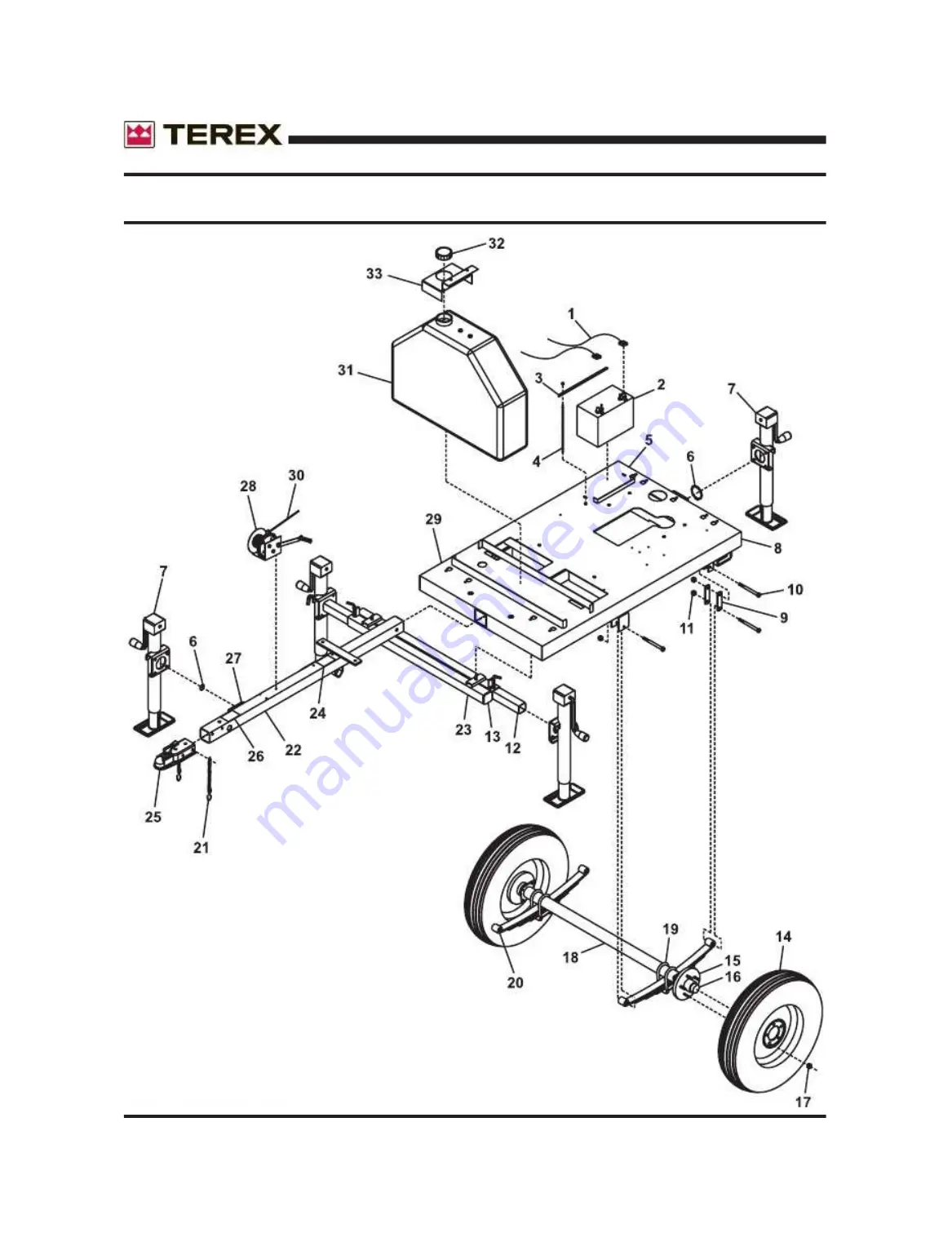 Terex RL4000D2 Operator, Service & Parts Manual Download Page 51