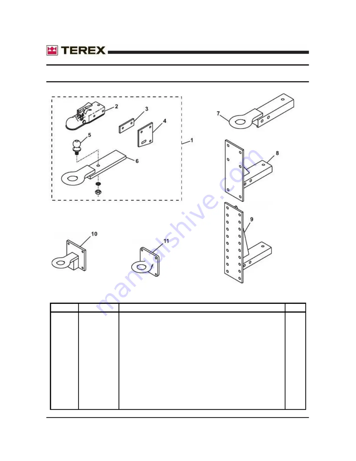 Terex RL4000D2 Operator, Service & Parts Manual Download Page 67