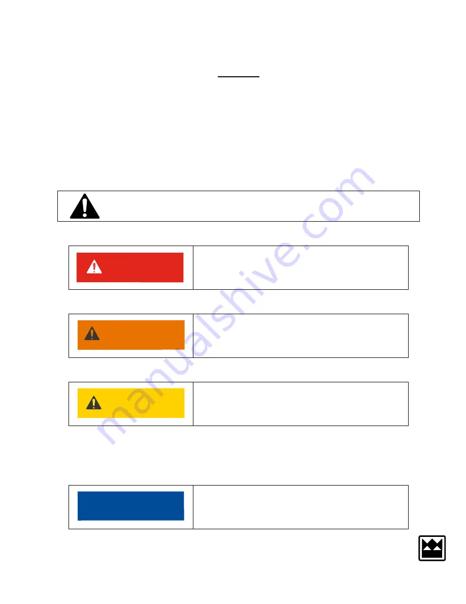 Terex RMX HI-RANGER Operator'S Manual Download Page 9