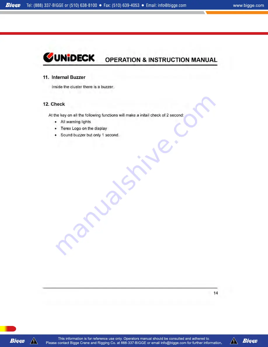 Terex T300-1 Operator'S Manual Download Page 121