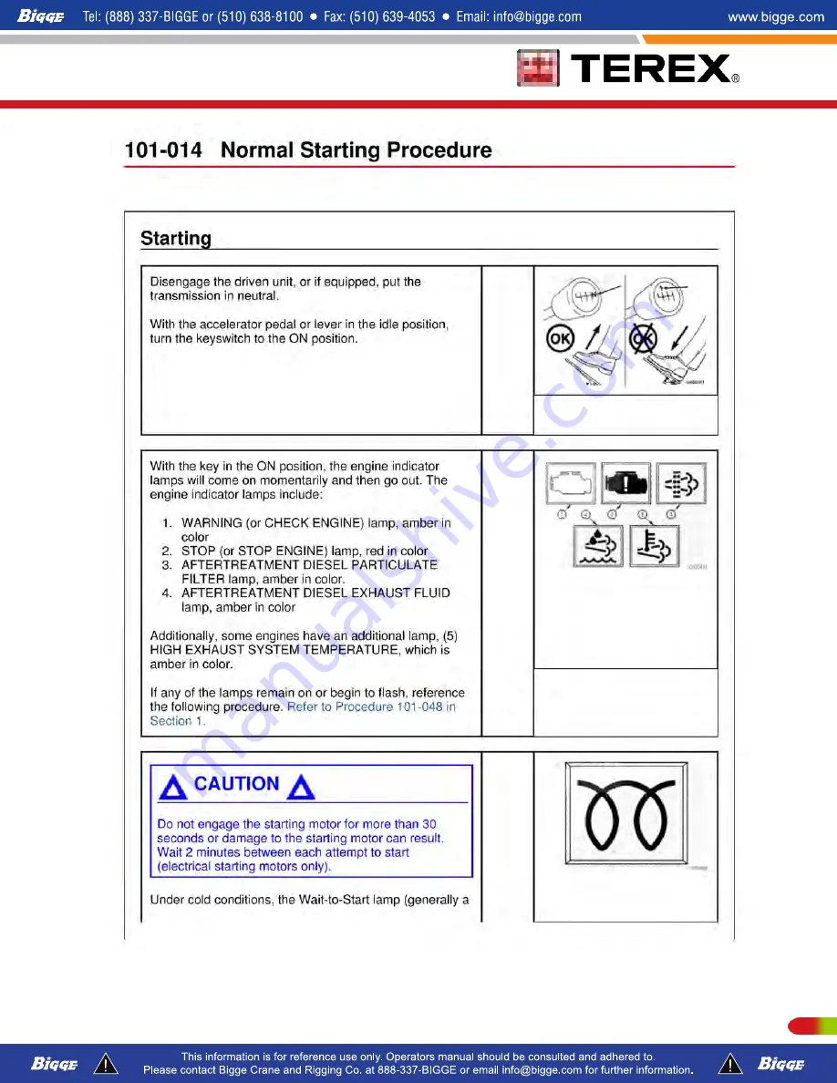 Terex T300-1 Operator'S Manual Download Page 176