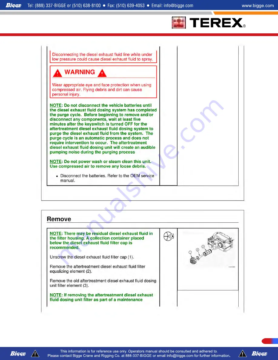 Terex T300-1 Operator'S Manual Download Page 256