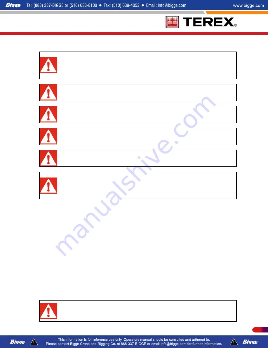 Terex T300-1 Operator'S Manual Download Page 440