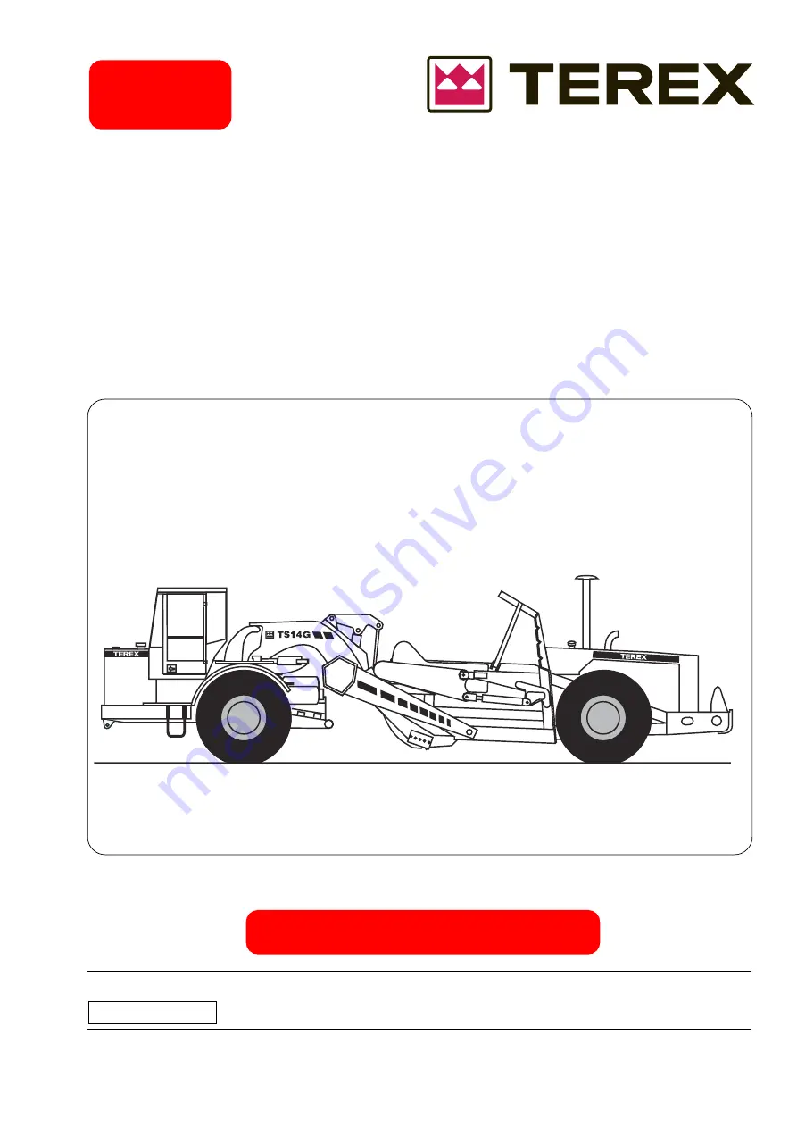 Terex TS14G Maintenance Manual Download Page 1