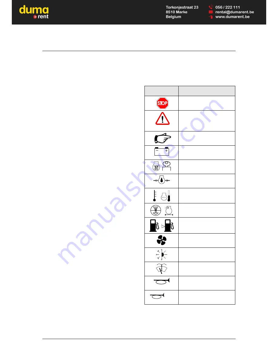 Terex TW85 Operating Instructions Manual Download Page 9