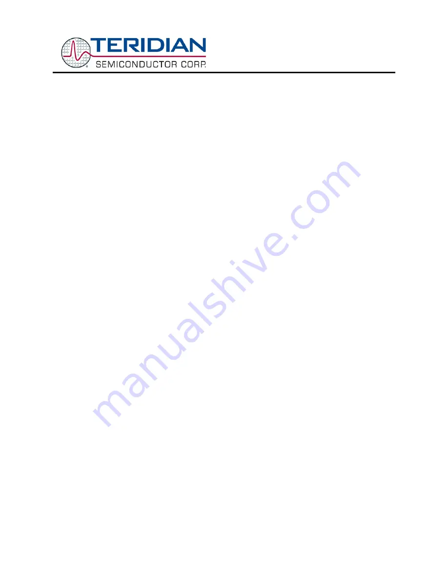 Teridian 73S8024C User Manual Download Page 1