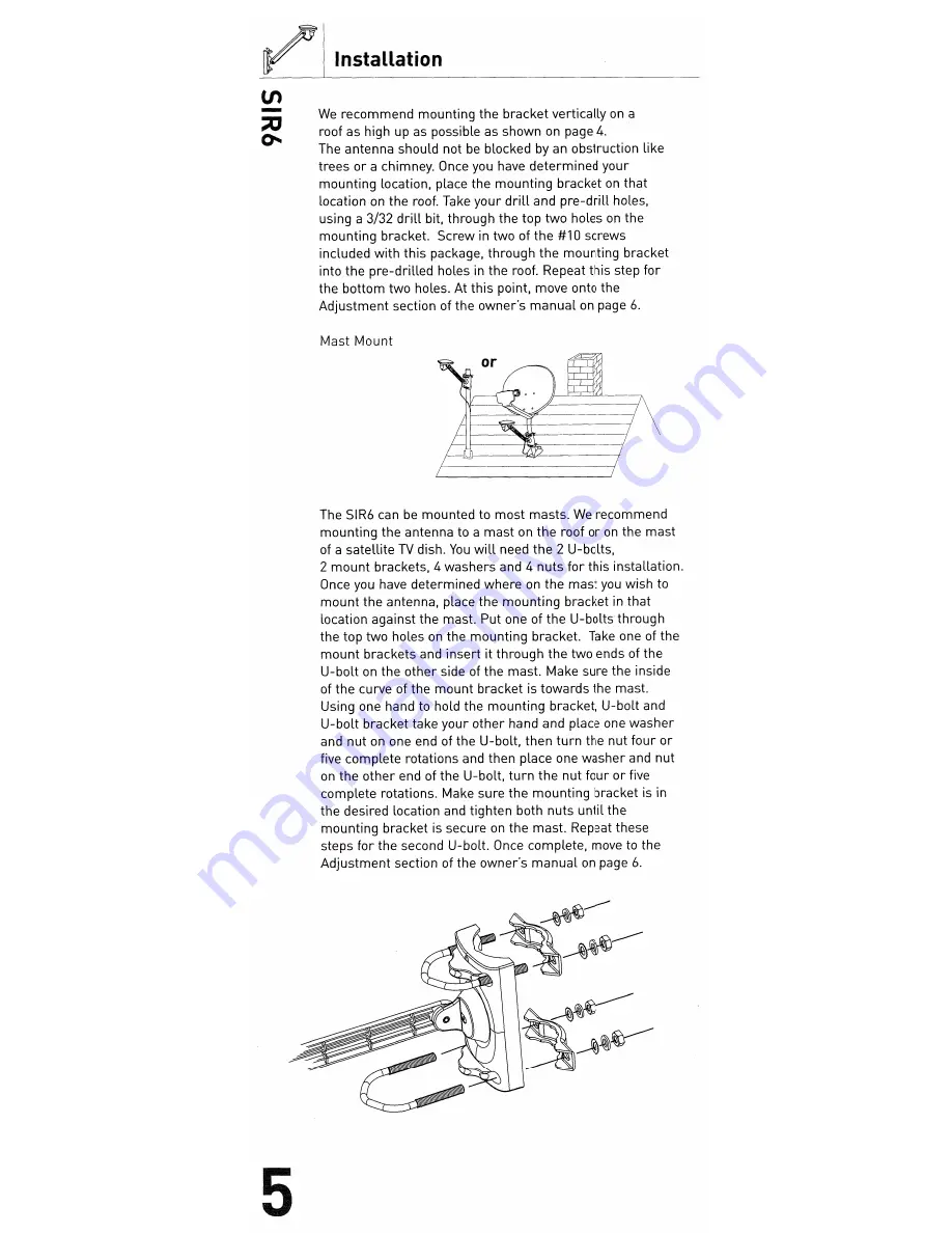 TERK Technologies SIR6 Owner'S Manual Download Page 5