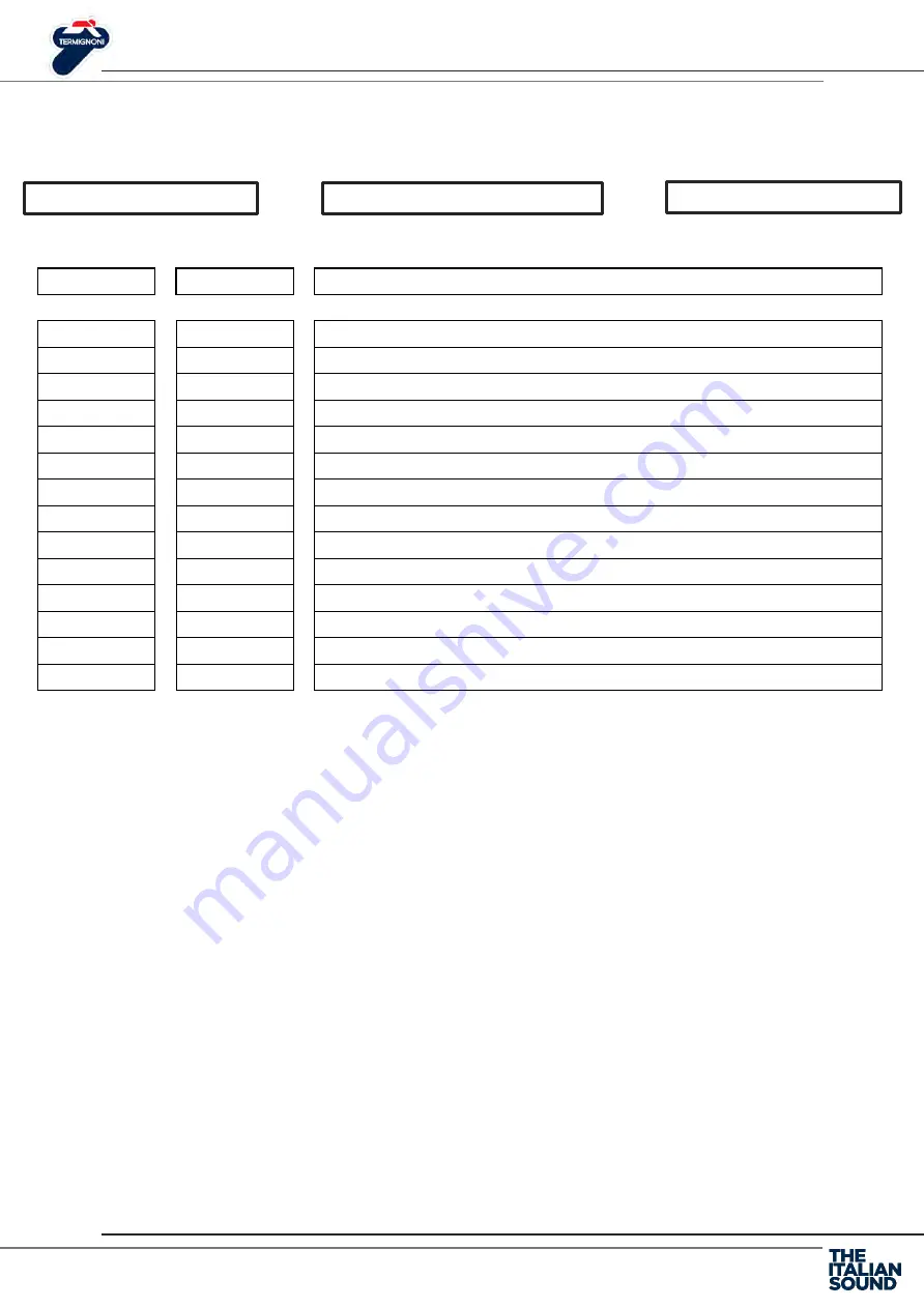 Termignoni D18209400ITX Installation Manual Download Page 3