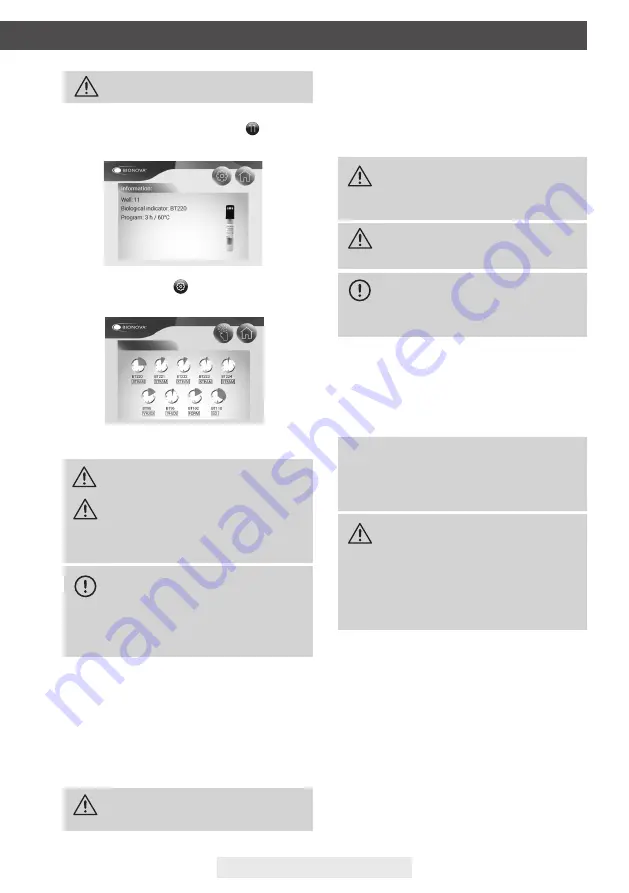 Terragene BIONOVA IC10FRLCD Instructions For Use Manual Download Page 8