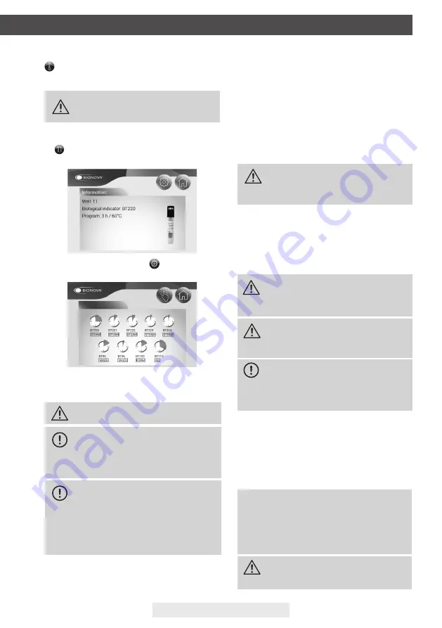 Terragene BIONOVA IC10FRLCD Instructions For Use Manual Download Page 24