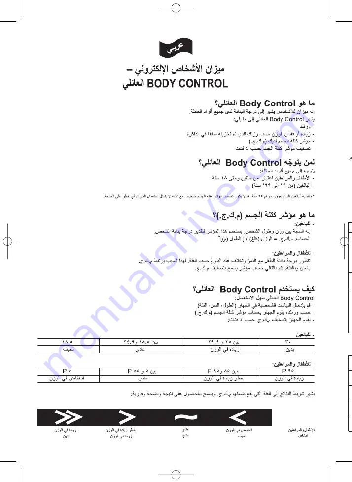 Terraillon FAMILY BODY CONTROL Manual Download Page 104