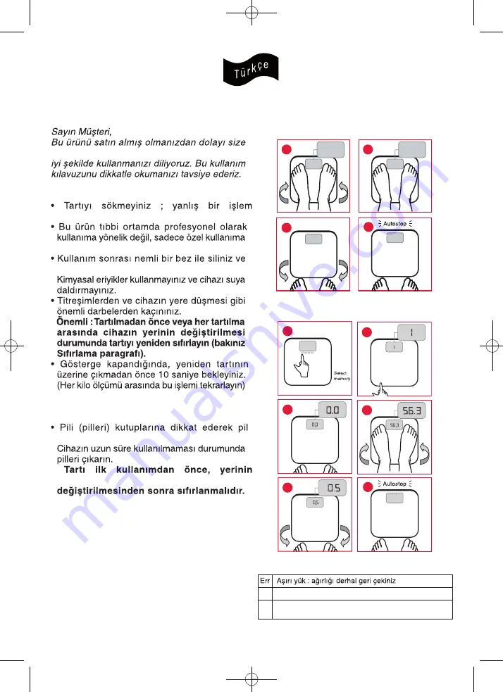 Terraillon Graphis Memory Manual Download Page 16