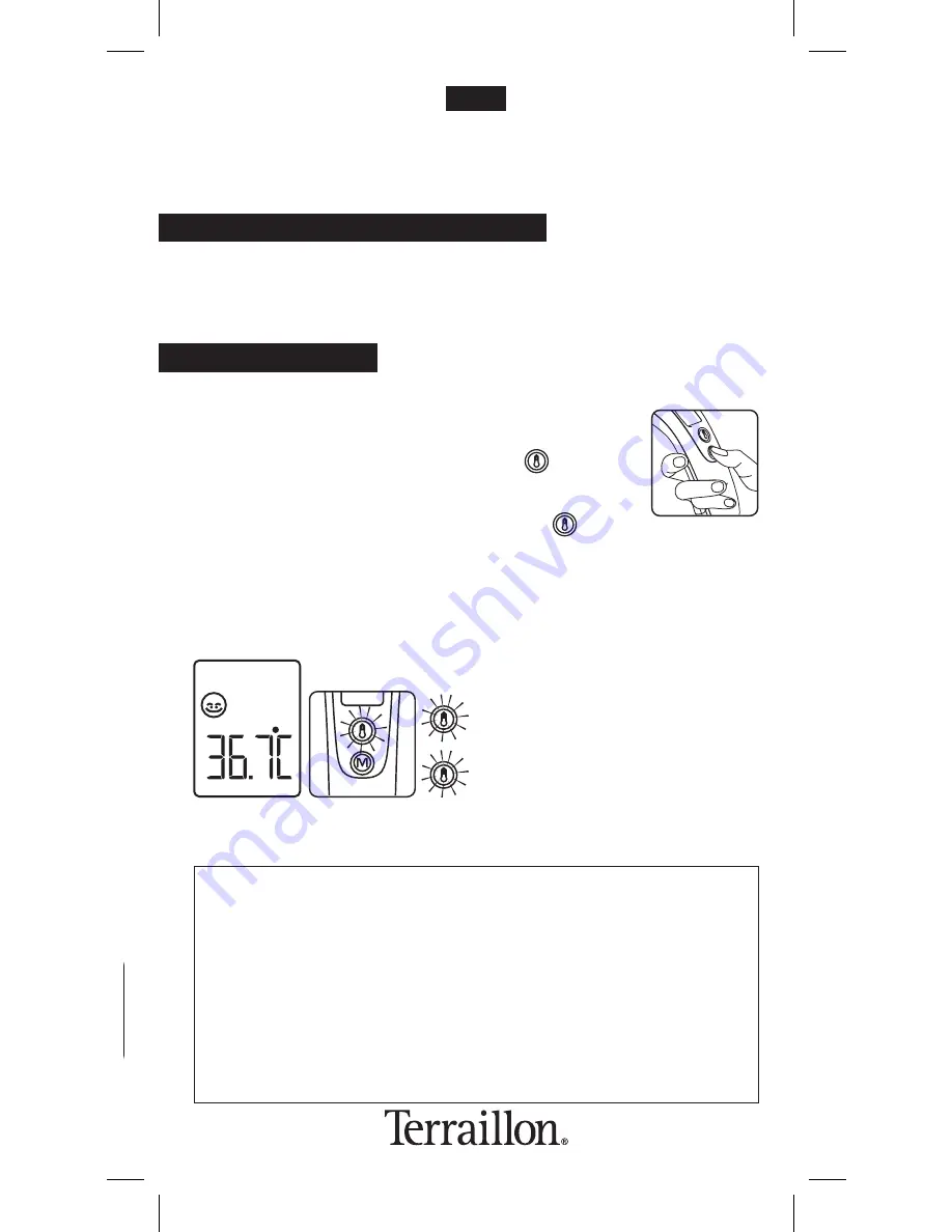 Terraillon NON-CONTACT INFRARED THERMOMETER Скачать руководство пользователя страница 7