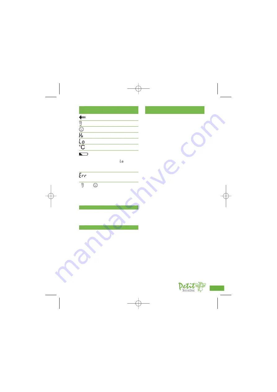 Terraillon Petit MultiThermo 30 Manual Download Page 25