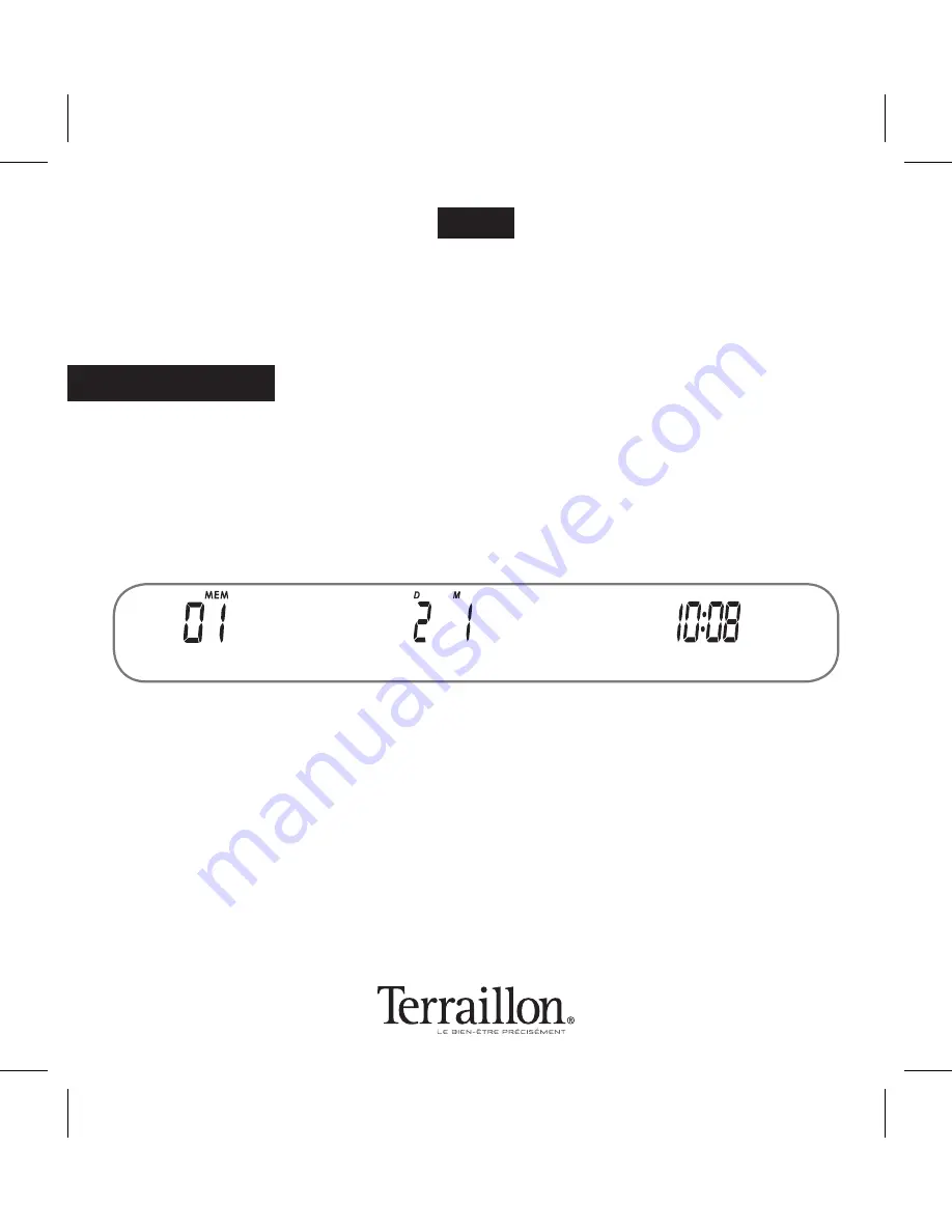 Terraillon Tensio Instruction Manual Download Page 19