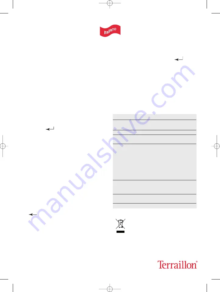 Terraillon TFA SYMPHONY Manual Download Page 34