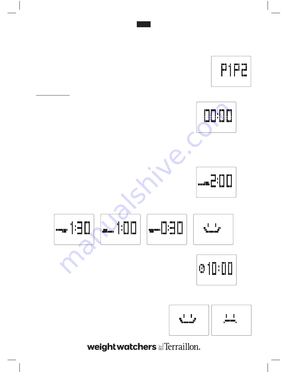 Terraillon WIEGHT WATCHERS EASY VIEW Instruction Manual Download Page 9