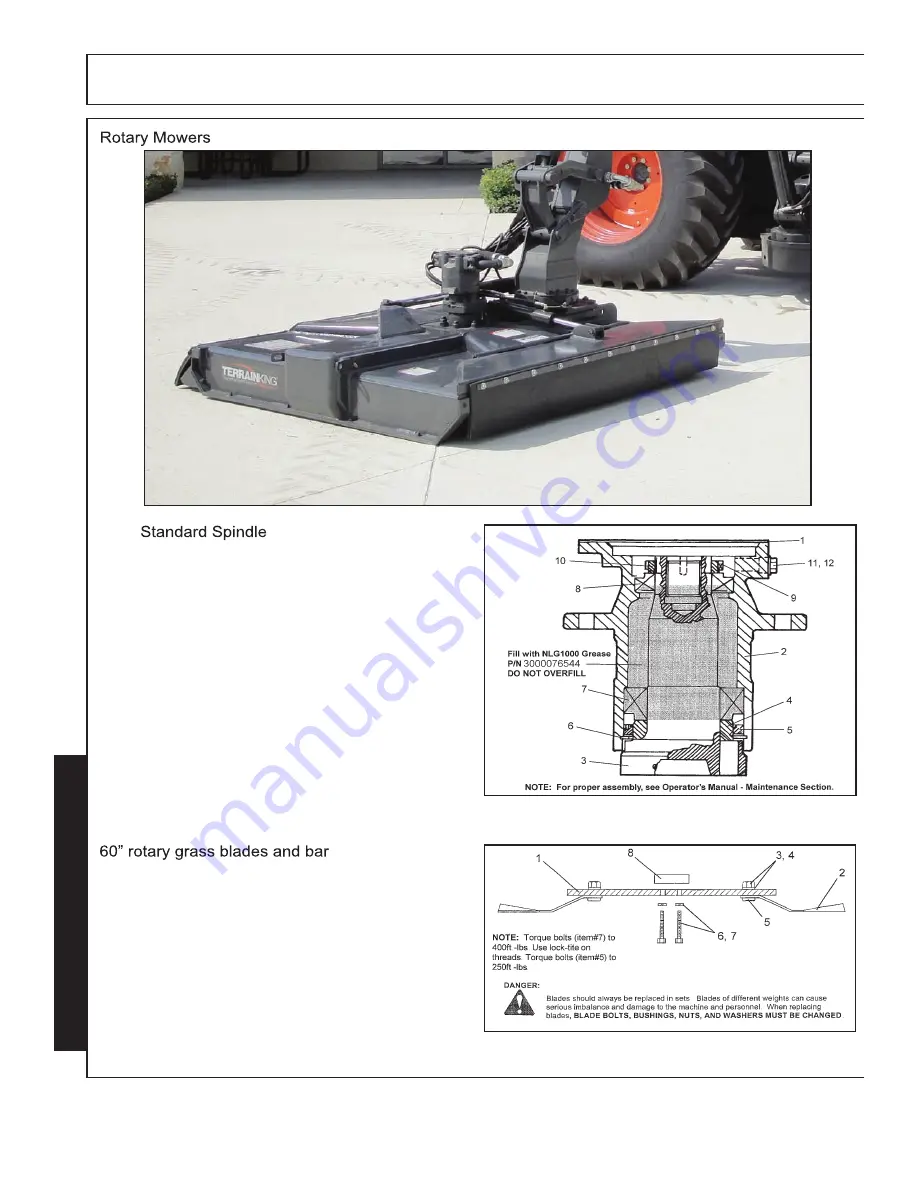 Terrain King KB21 Service Manual Download Page 76