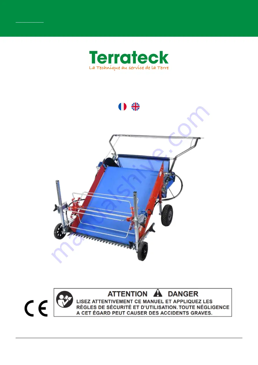 Terrateck RJP 80M Instruction Manual Download Page 1