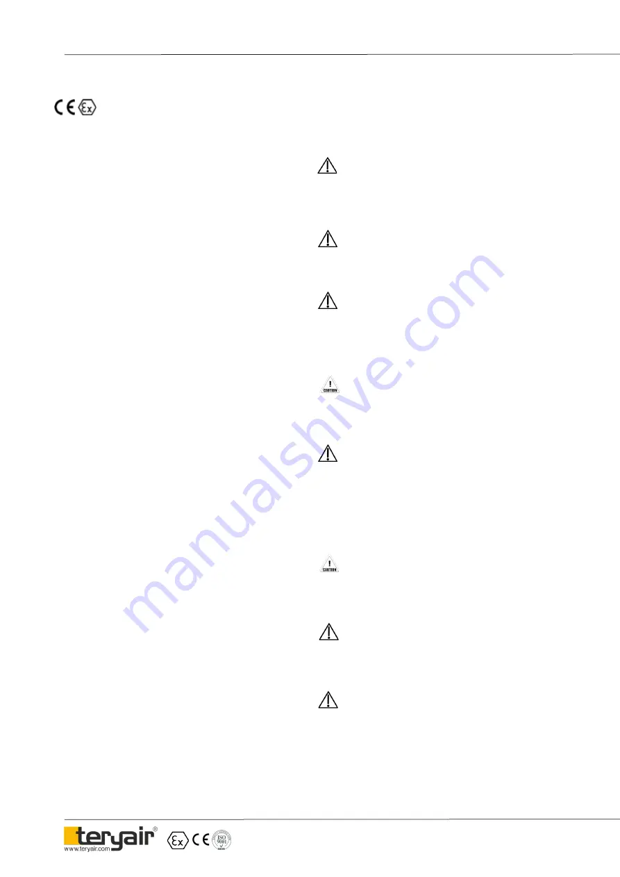 Teryair 6VMD Series Operation And Maintenance Manual Download Page 4