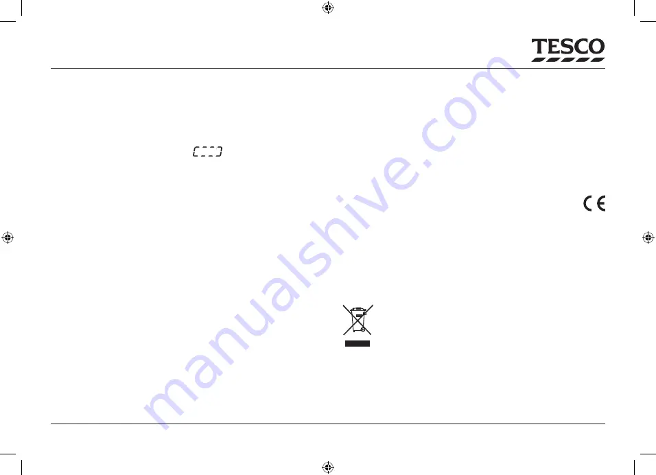 Tesco MD1720 Скачать руководство пользователя страница 19