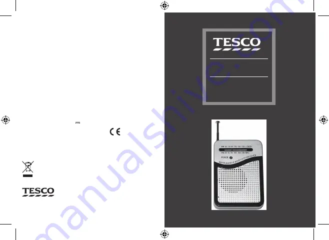 Tesco RAD112R User Manual Download Page 1