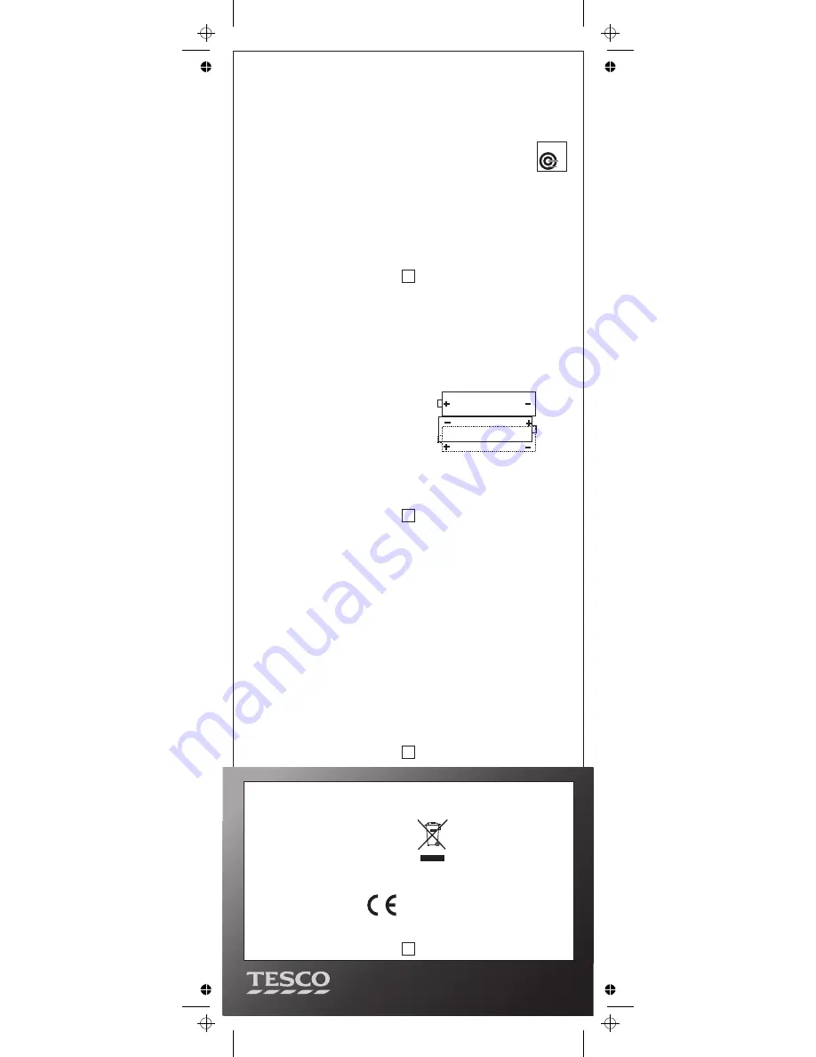 Tesco RAD309 User Manual Download Page 2