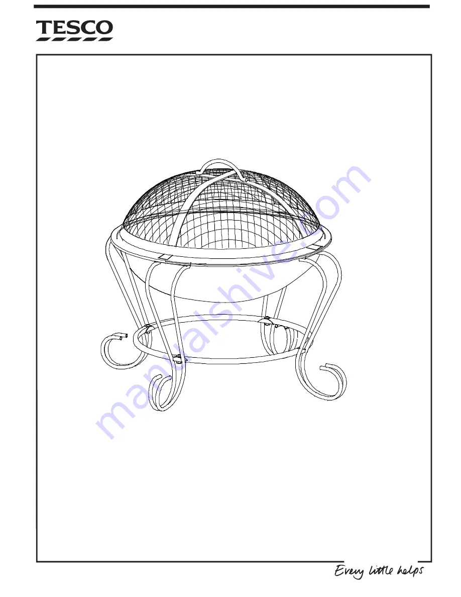 Tesco XZ58101 Assembly Instruction Manual Download Page 1