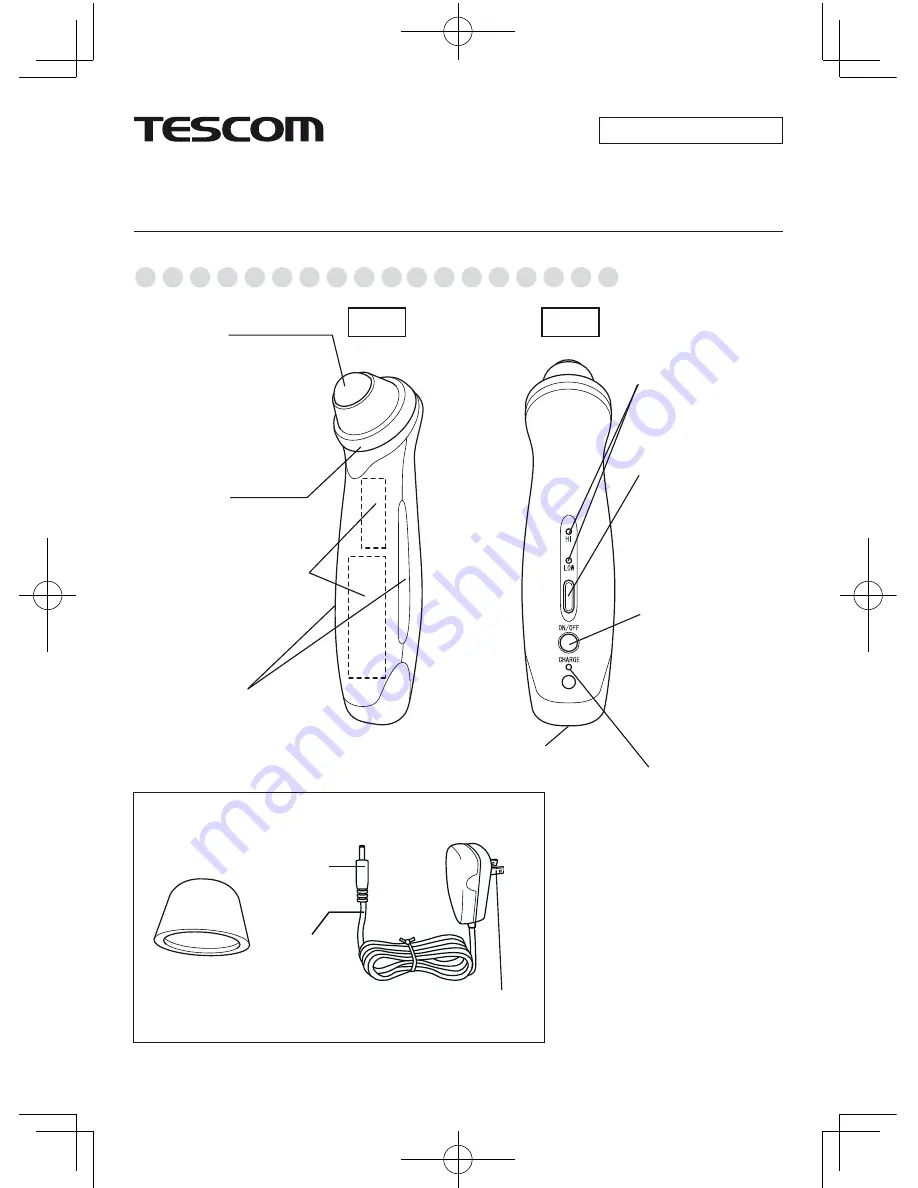 Tescom Eye Care TE110 Manual Download Page 1