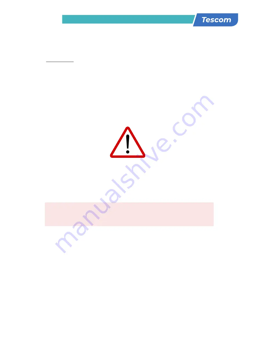 Tescom NEOLINE PLUS  1102ST User Manual Download Page 20