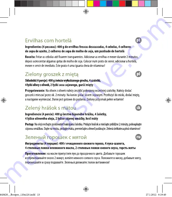 Tescoma Handy 643620 Instructions For Use Manual Download Page 15