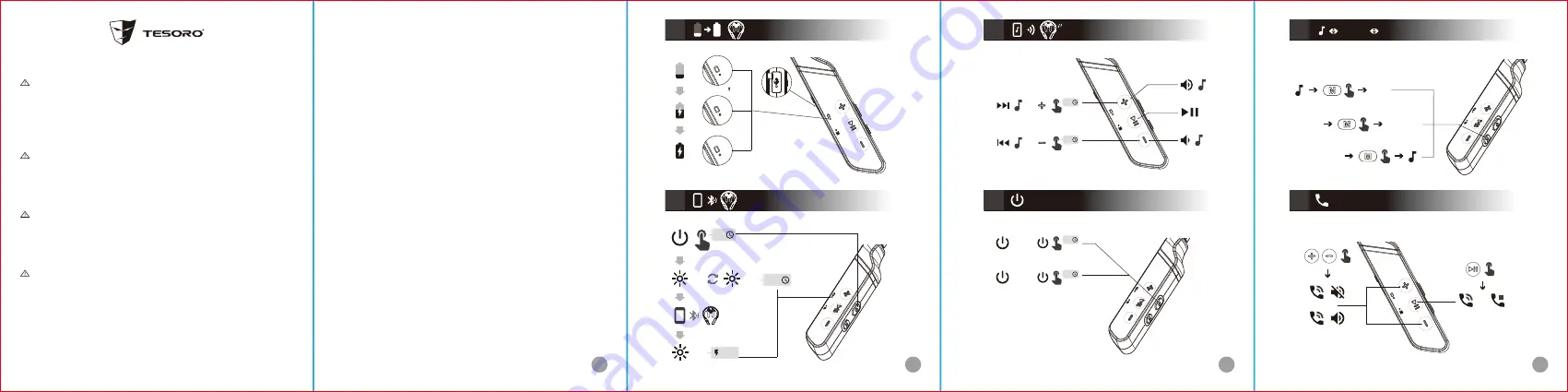 Tesoro TS-A05BT-ANC Quick Start Manual Download Page 2