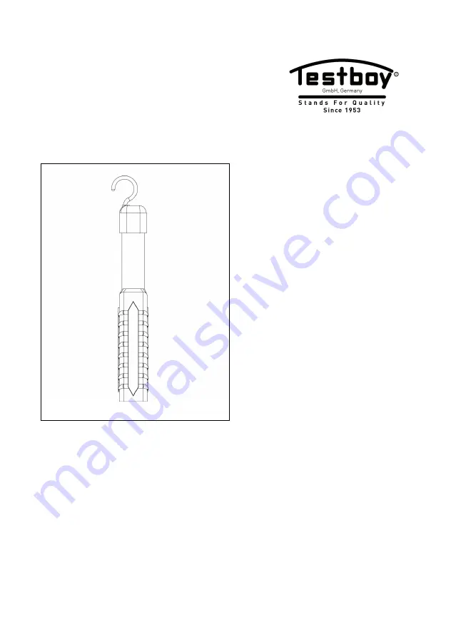 Testboy Light 500 Operating Instructions Manual Download Page 1