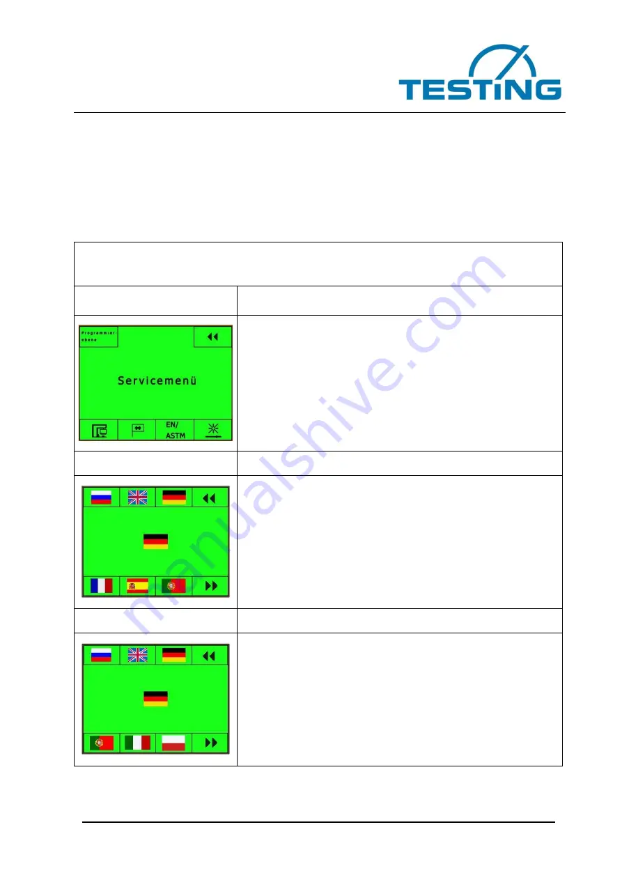 TESTING 1.0206.01 Operating Instructions Manual Download Page 28