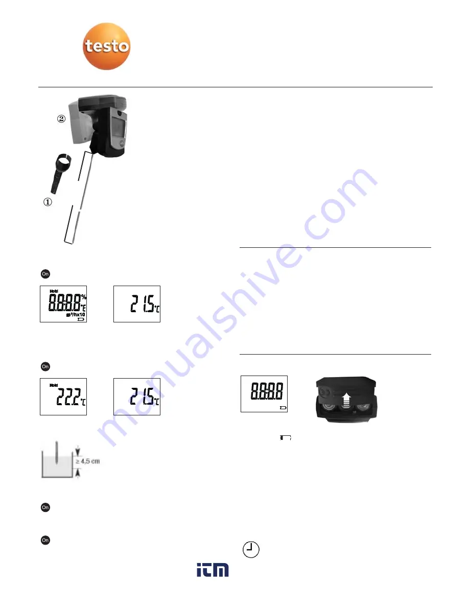 TESTO 905-T1 Instruction Manual Download Page 3