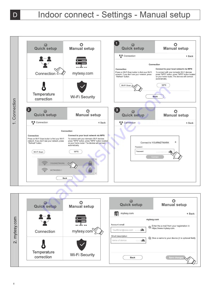 TESY 19-21 Quick Start Manual Download Page 8