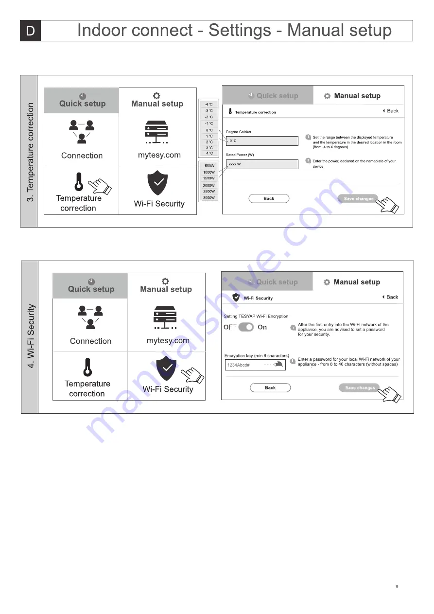 TESY 19-21 Quick Start Manual Download Page 9