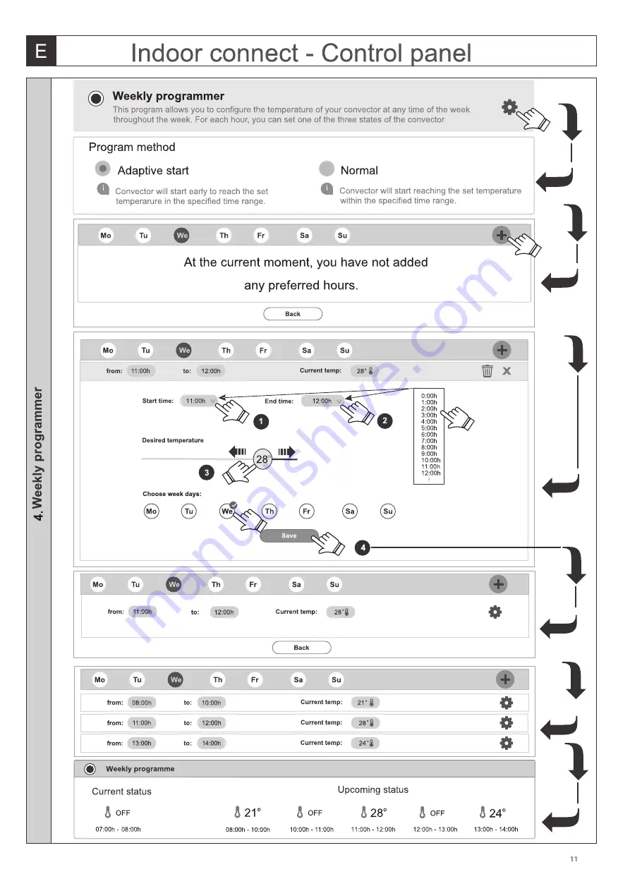 TESY 19-21 Quick Start Manual Download Page 11