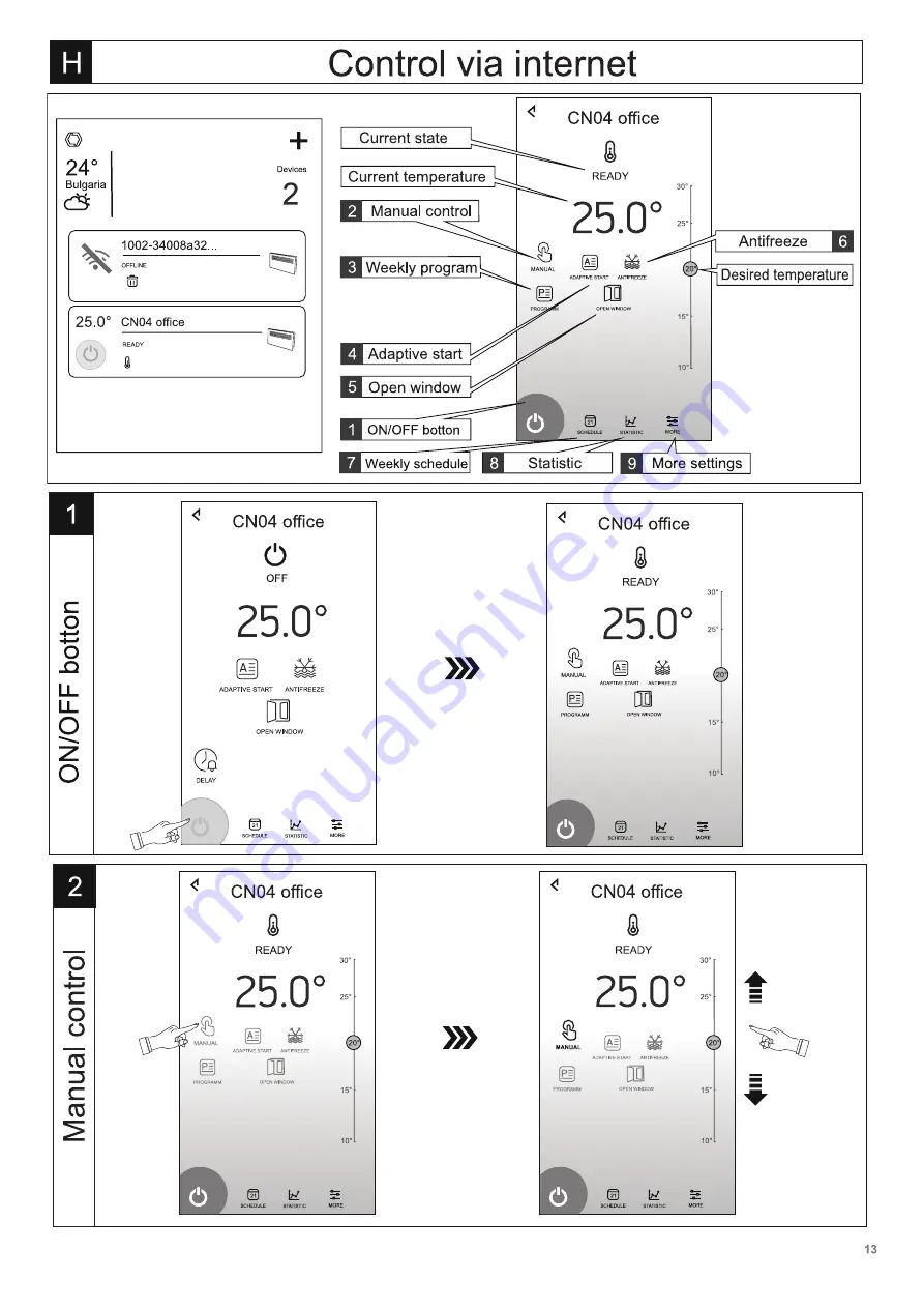 TESY 19-21 Quick Start Manual Download Page 13