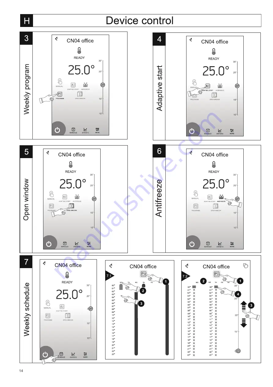 TESY 19-21 Quick Start Manual Download Page 14